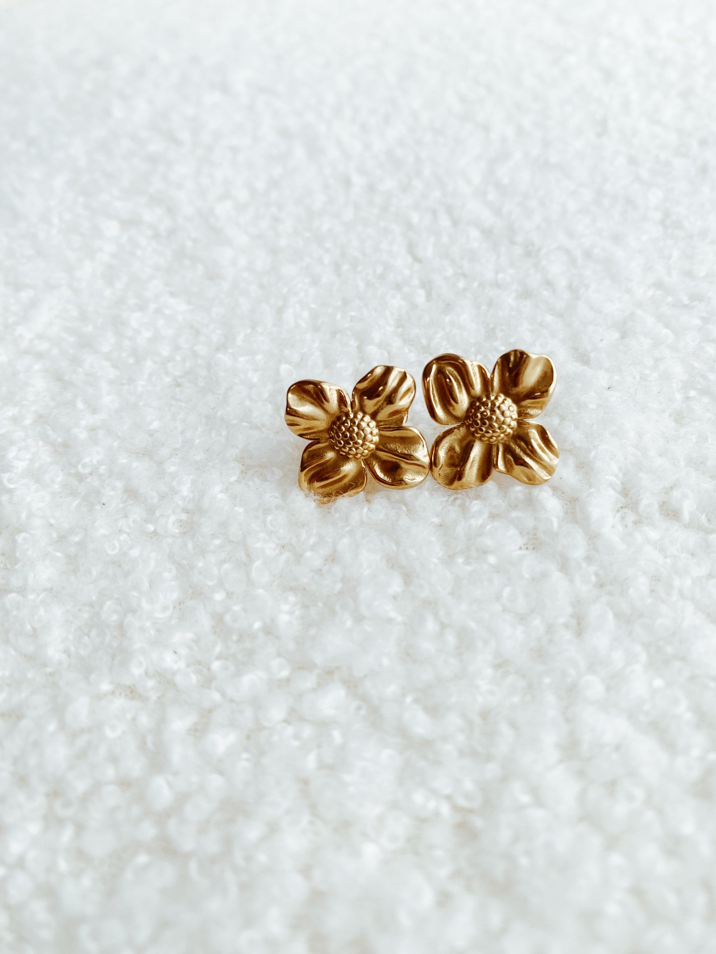 Boucles d'oreilles Pivoine