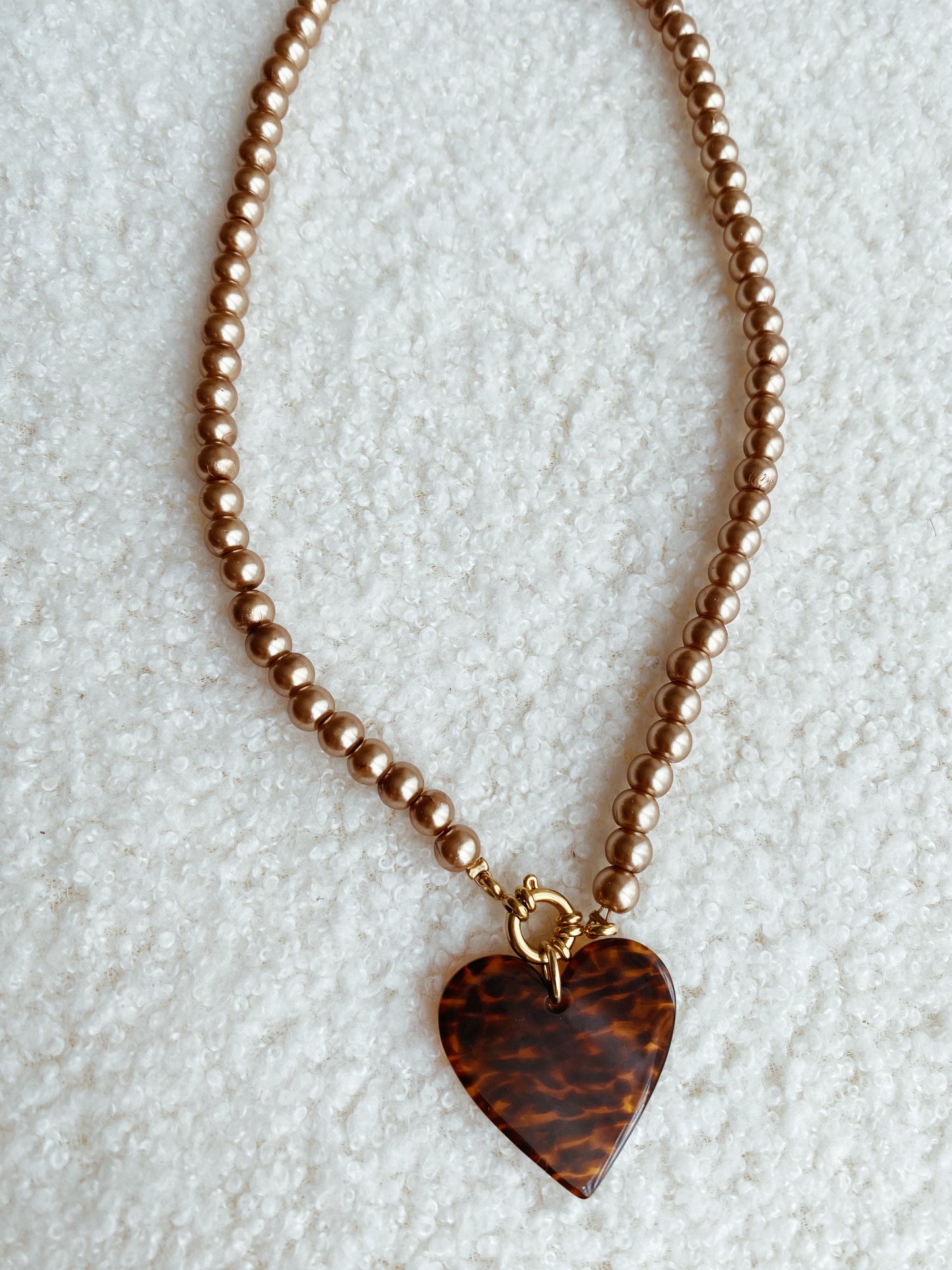 Collier Léa marron