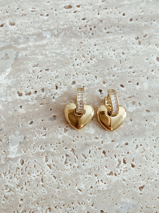 Boucles d'oreilles Love story