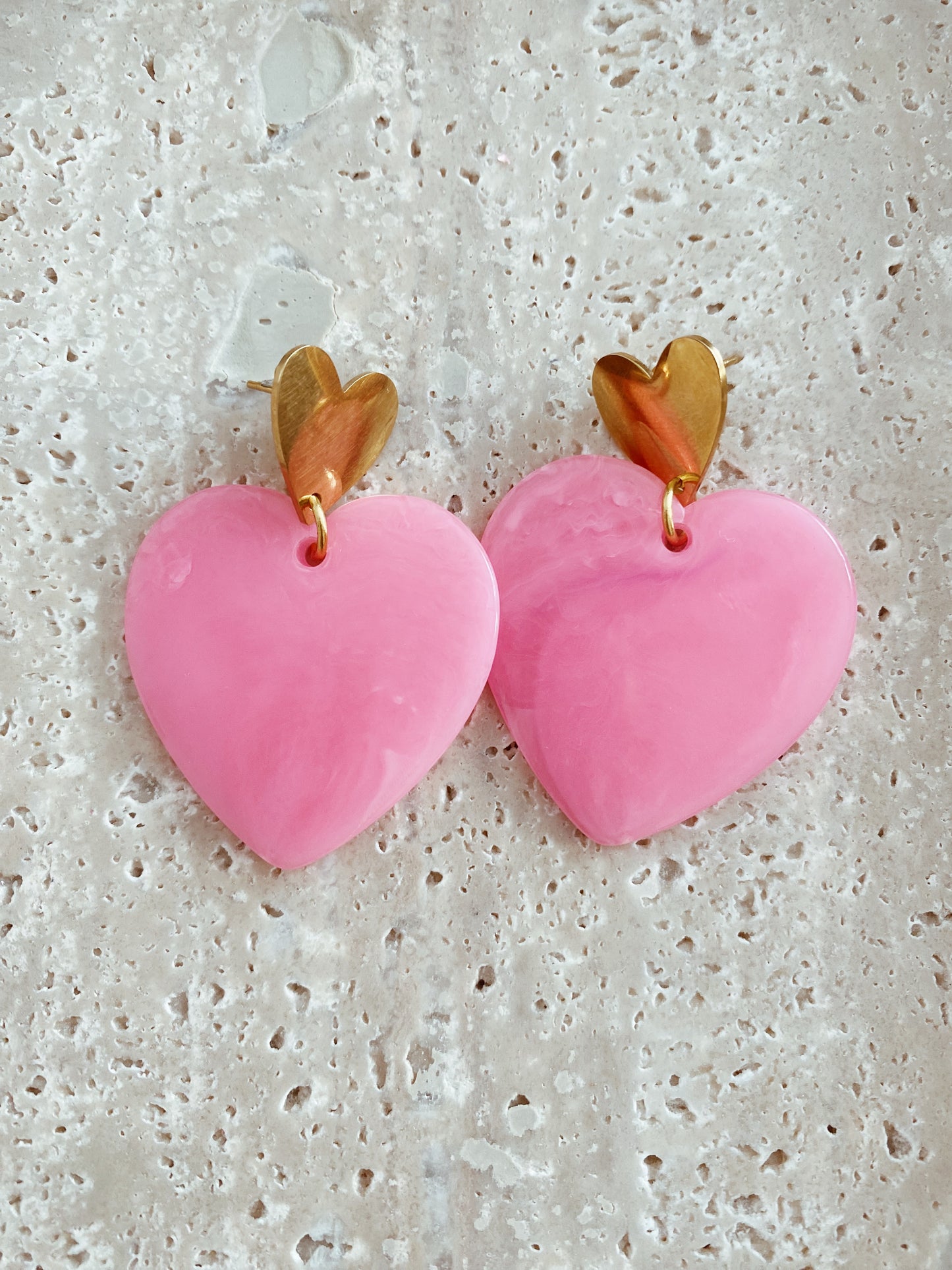 Boucles d'oreilles Coeur tendre