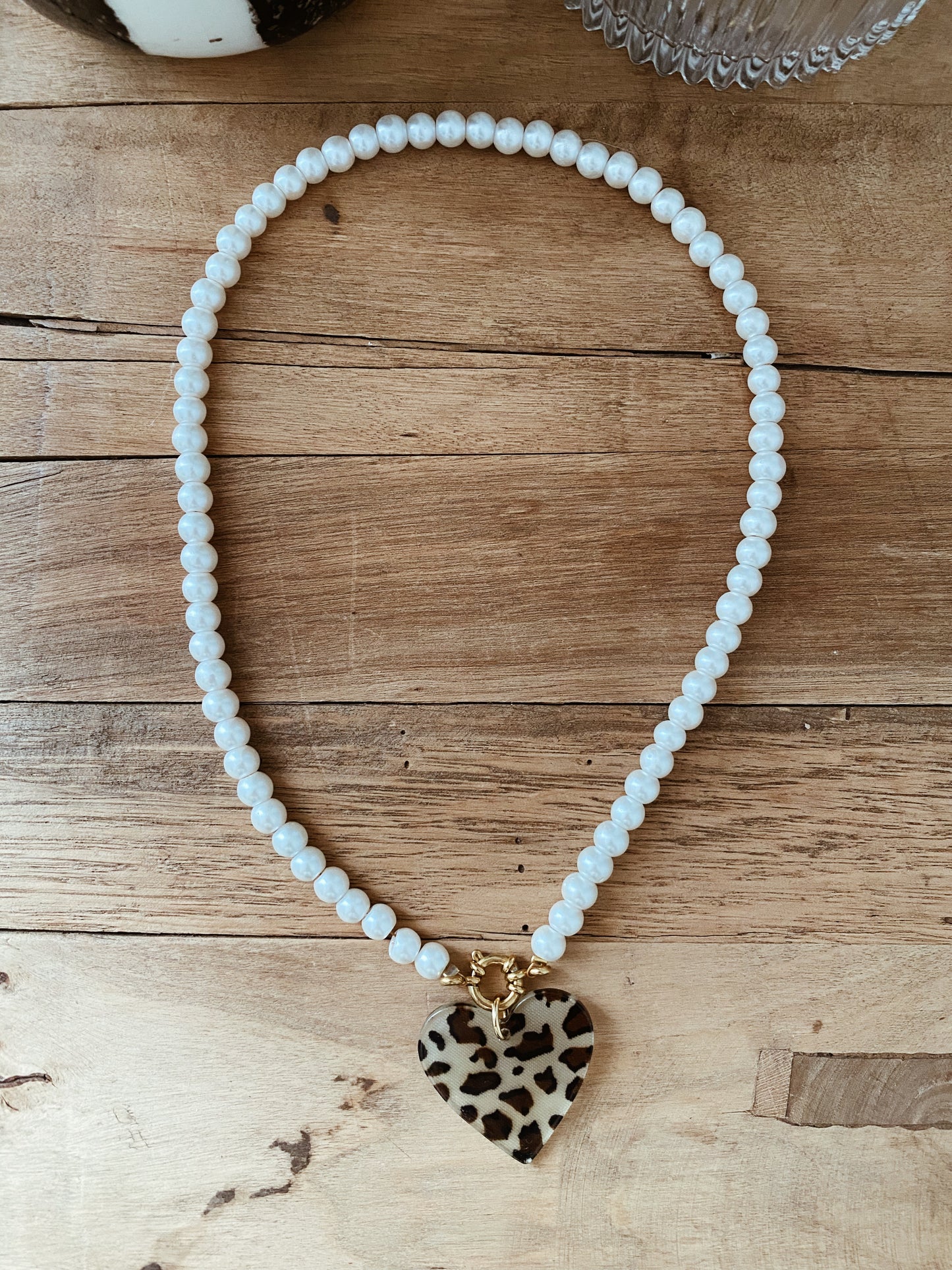 Collier Léa blanc