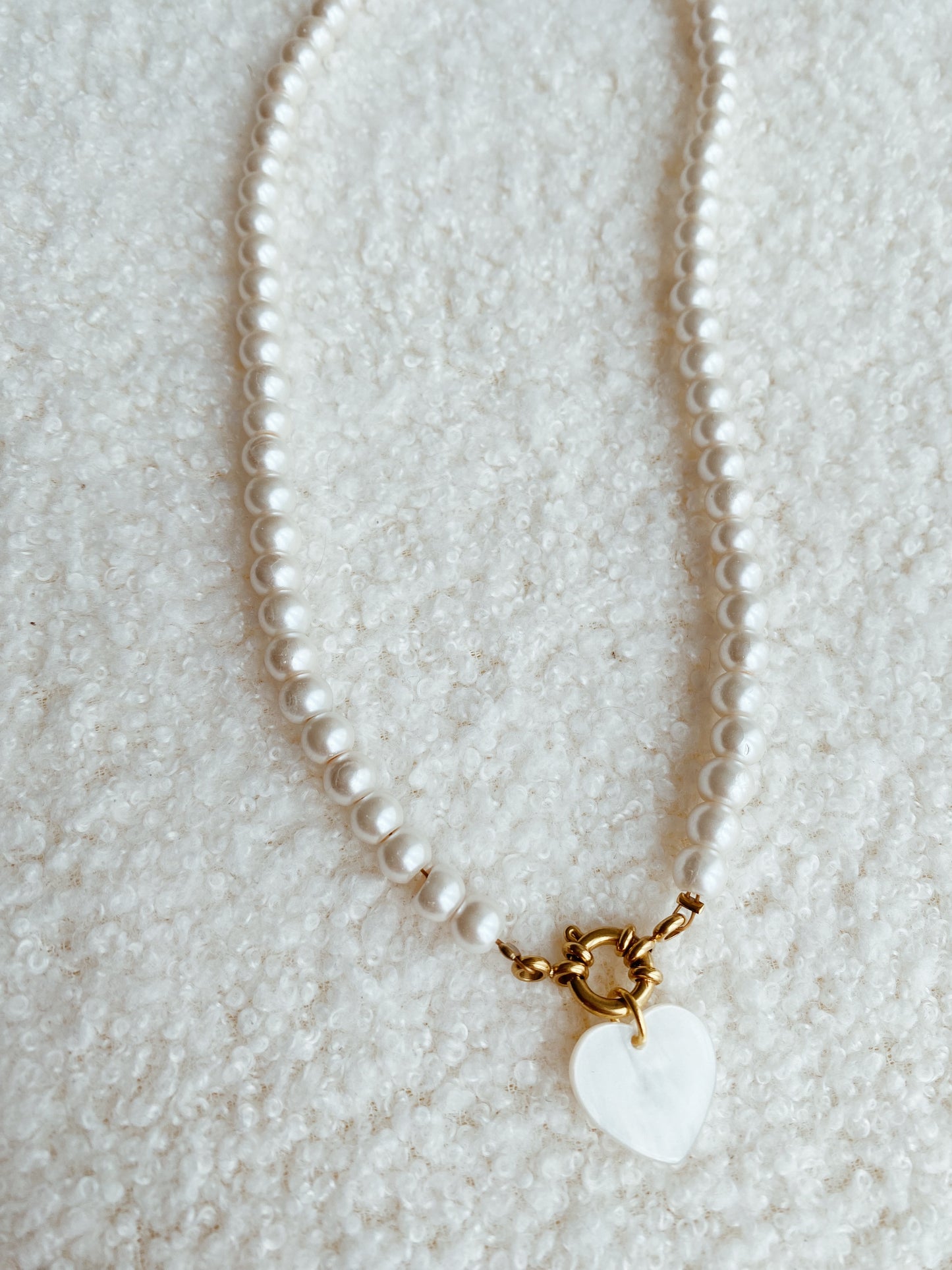 Collier Léa blanc