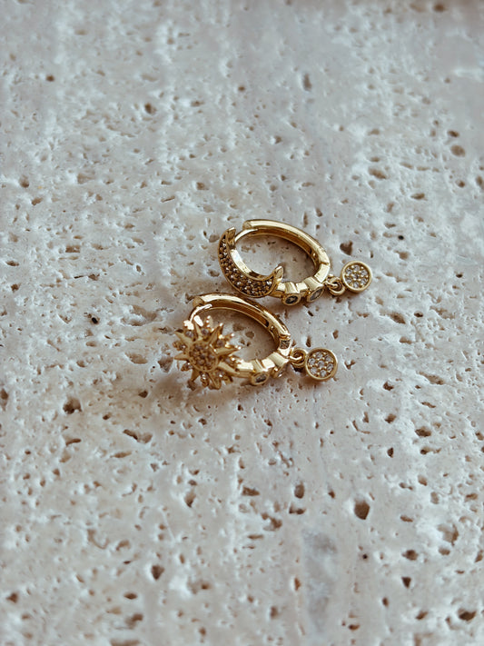 Boucles d'oreilles Yin & Yang