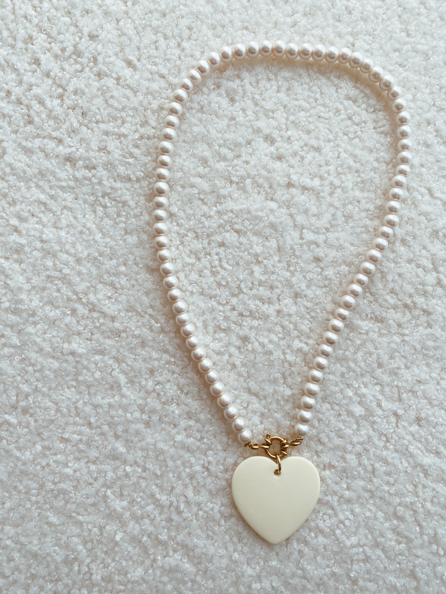 Collier Léa blanc