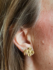 Boucles d'oreilles Pivoine