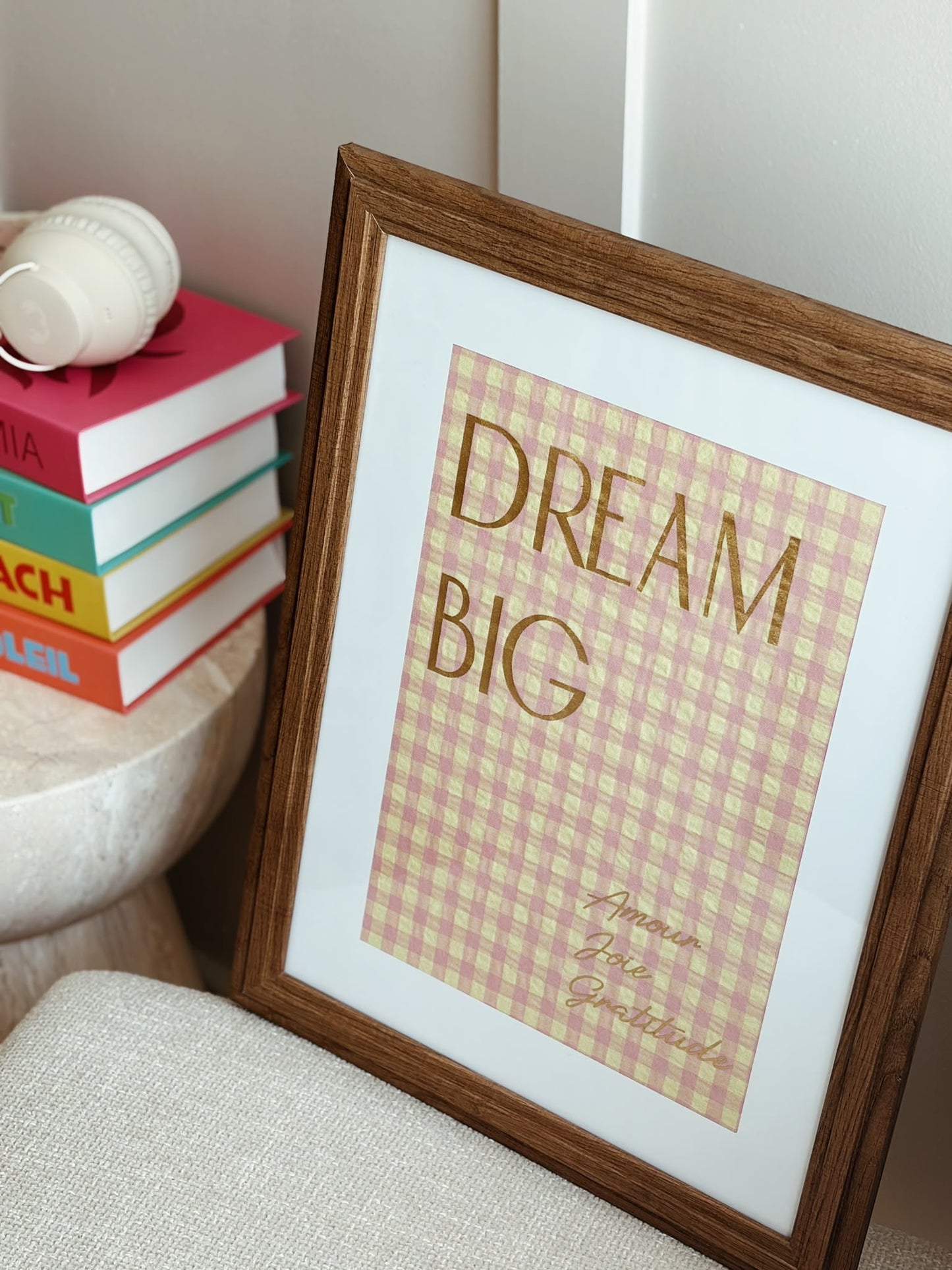 Affiche textile Vichy Dream