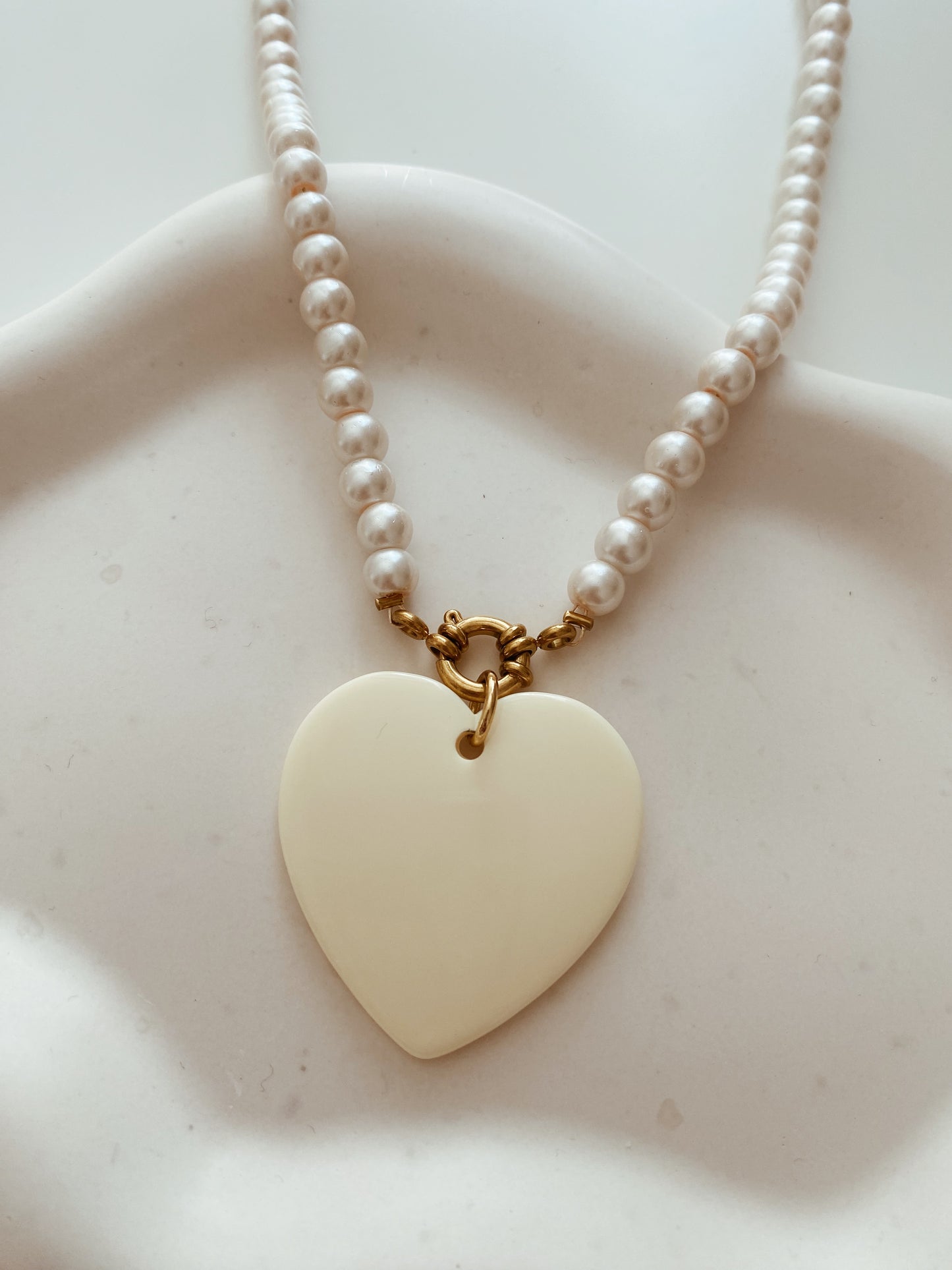 Collier Léa blanc