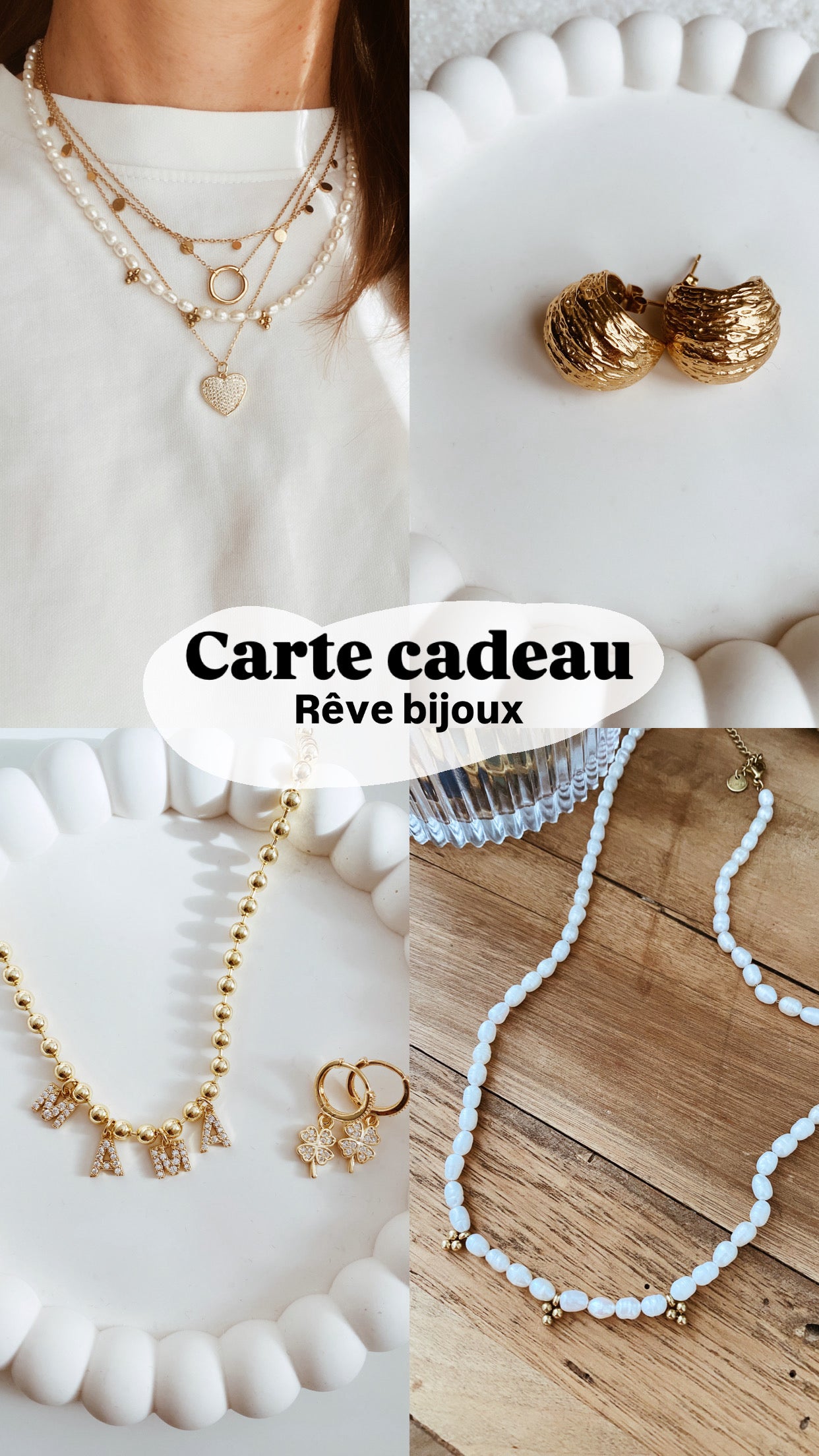 Carte cadeau Rêve bijoux