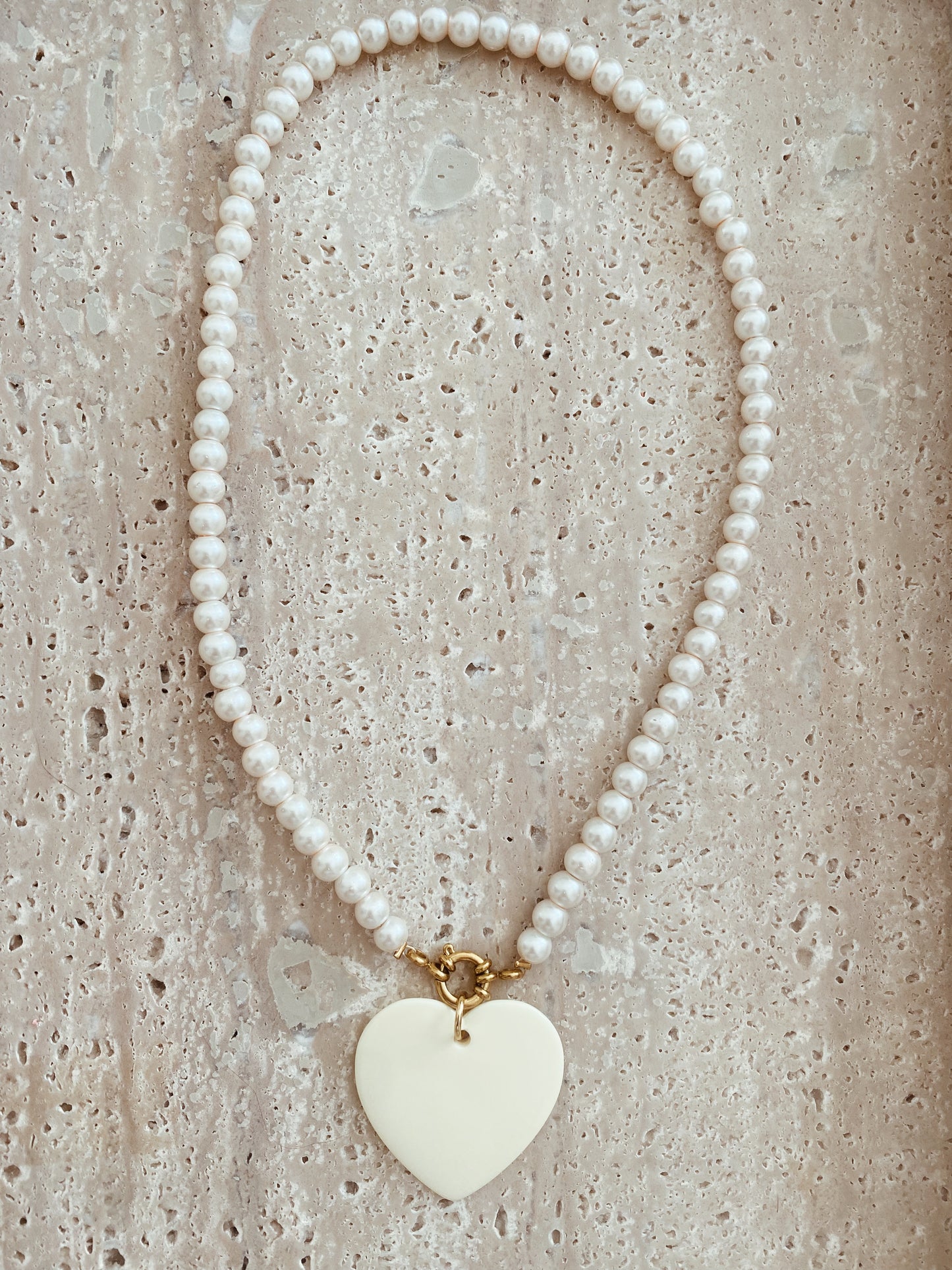 Collier Léa blanc
