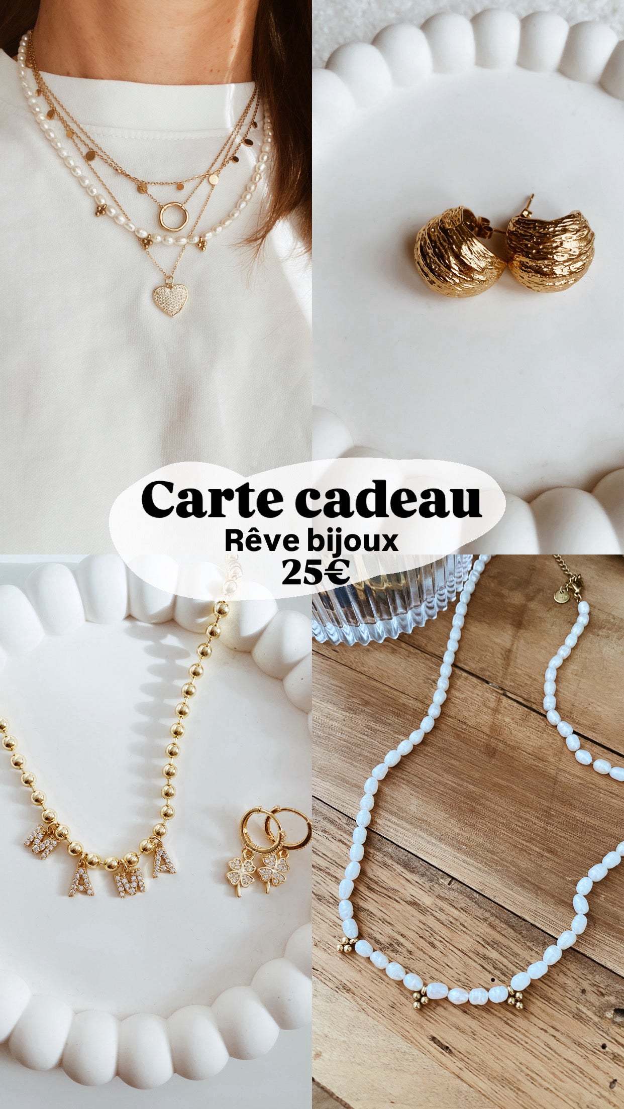 Carte cadeau Rêve bijoux