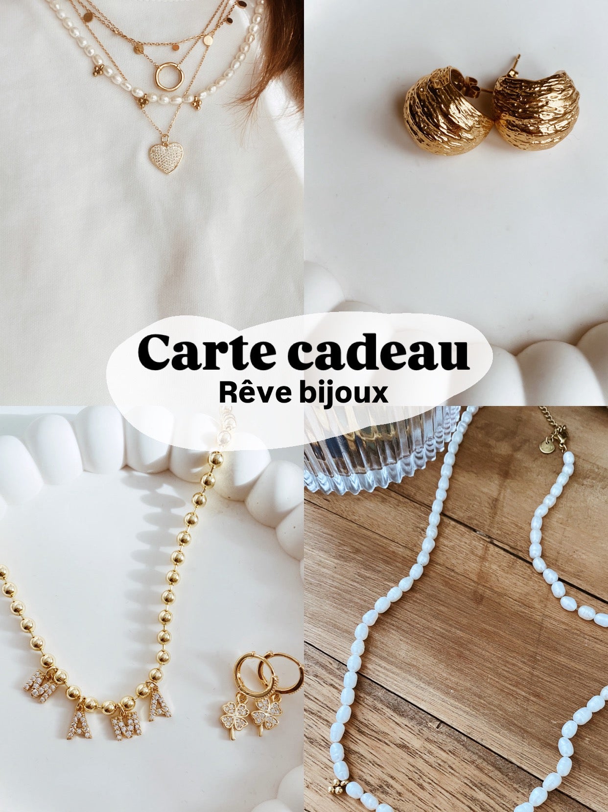 Carte cadeau Rêve bijoux