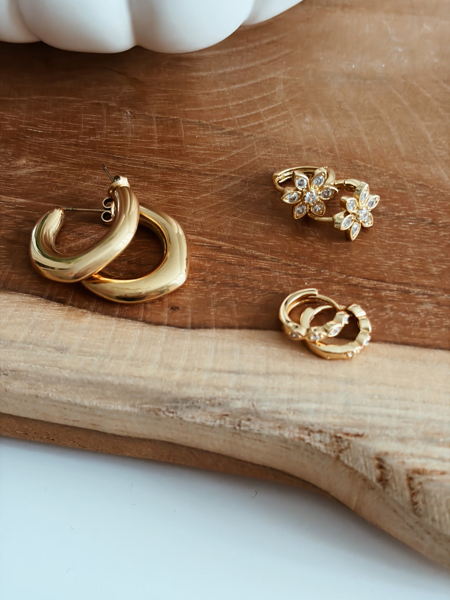 Boucles d'oreilles Marguerite