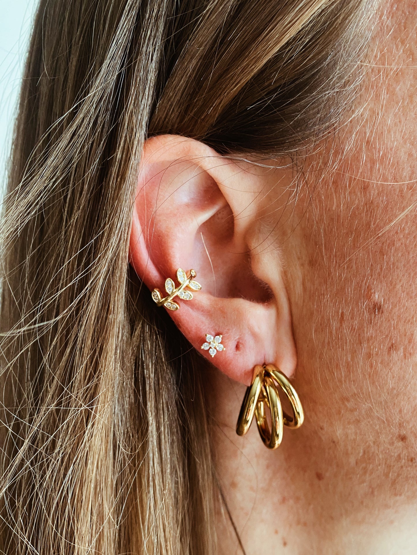 Boucles d'oreilles Sun