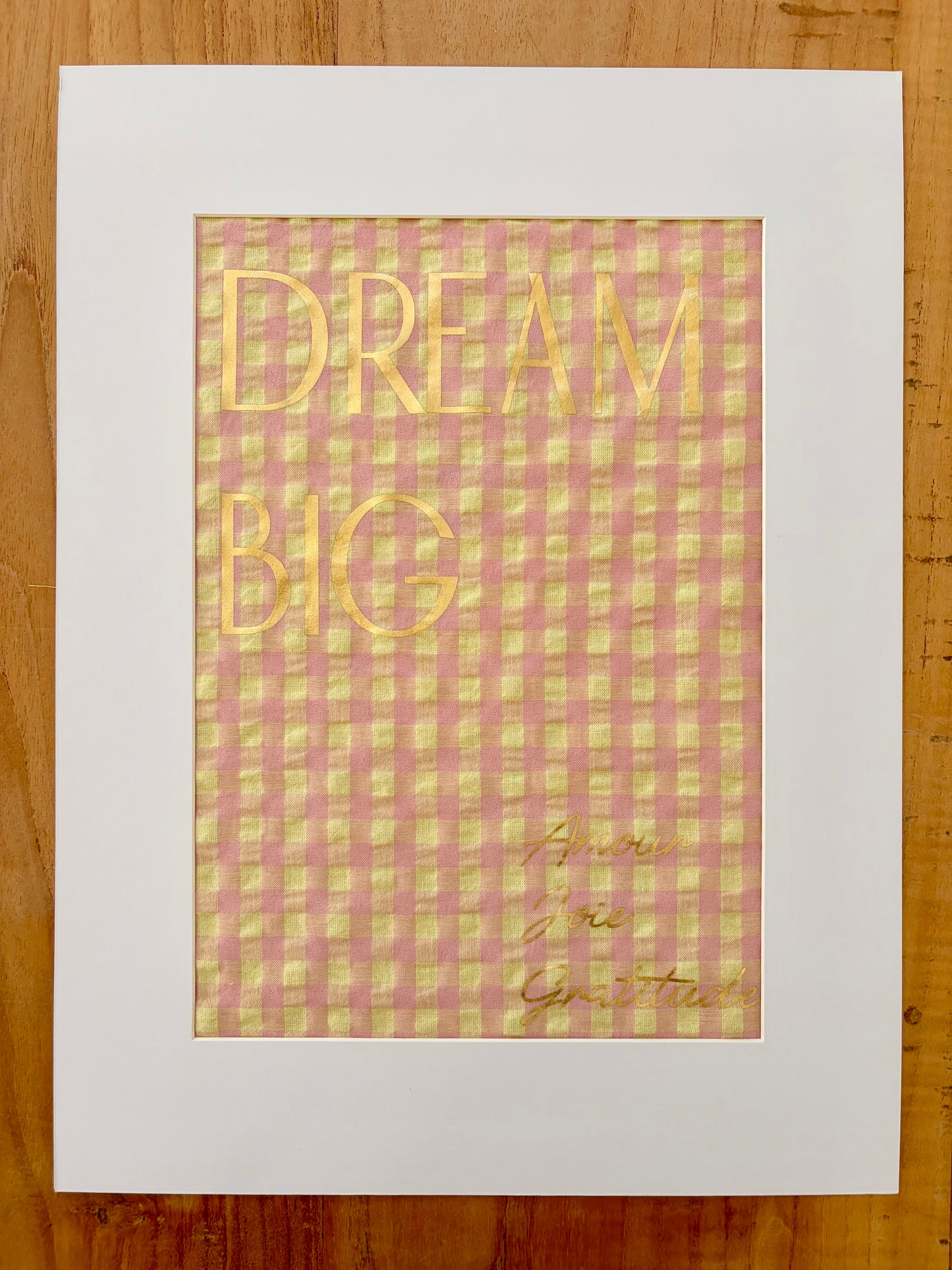 Affiche textile Vichy Dream