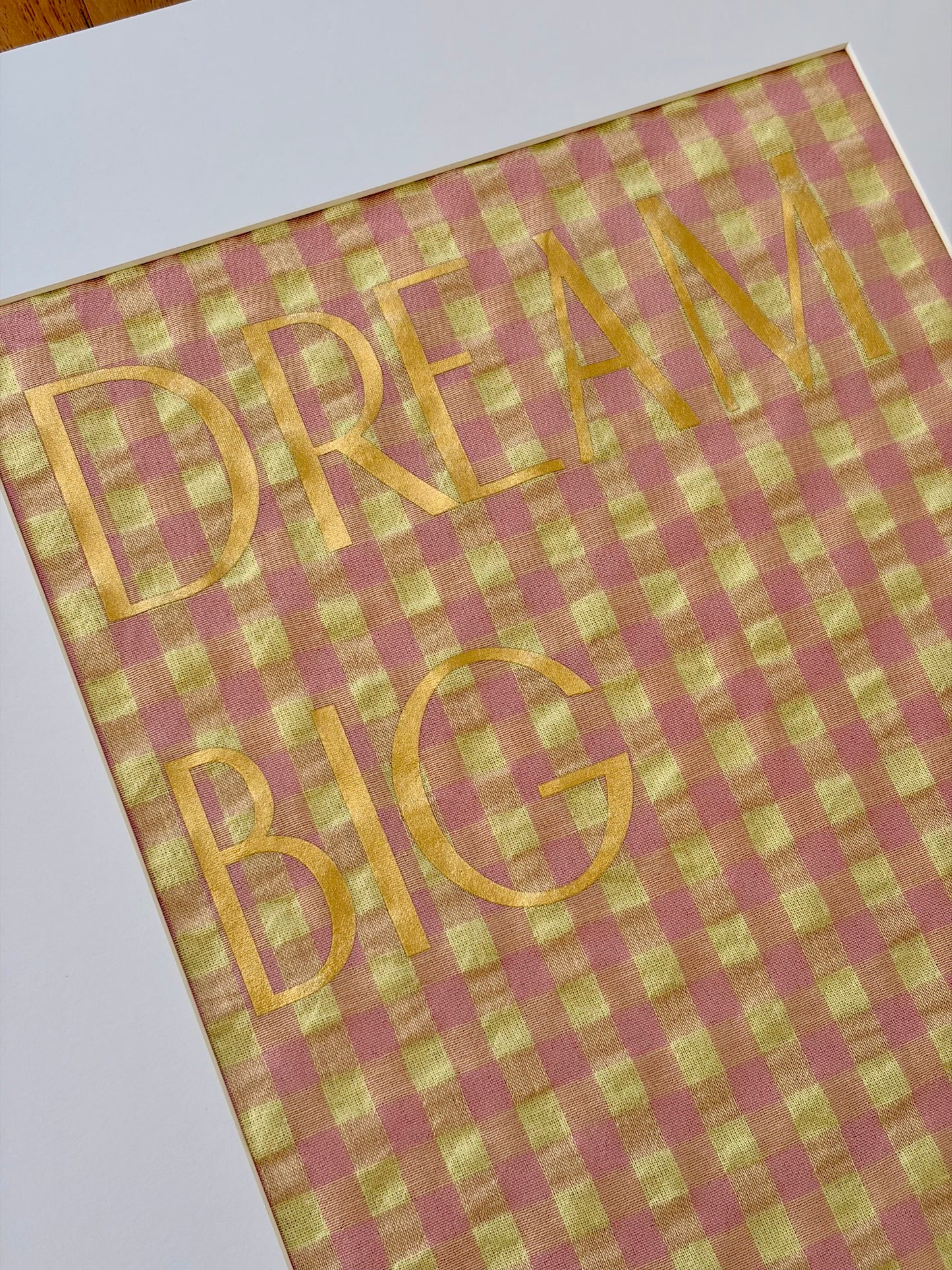 Affiche textile Vichy Dream