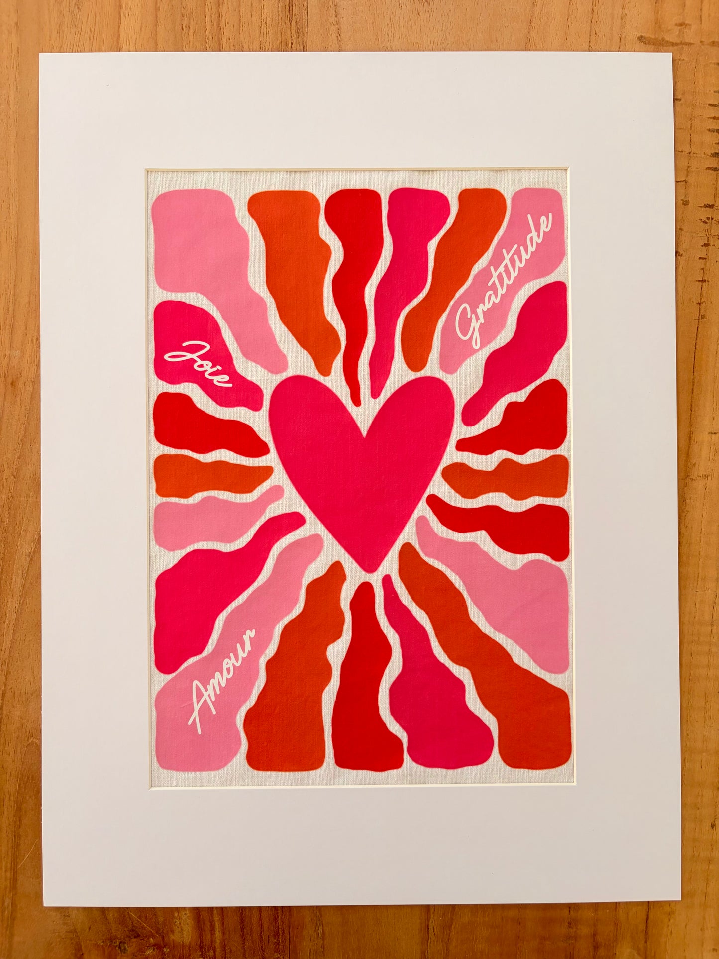 Affiche textile motif BIG