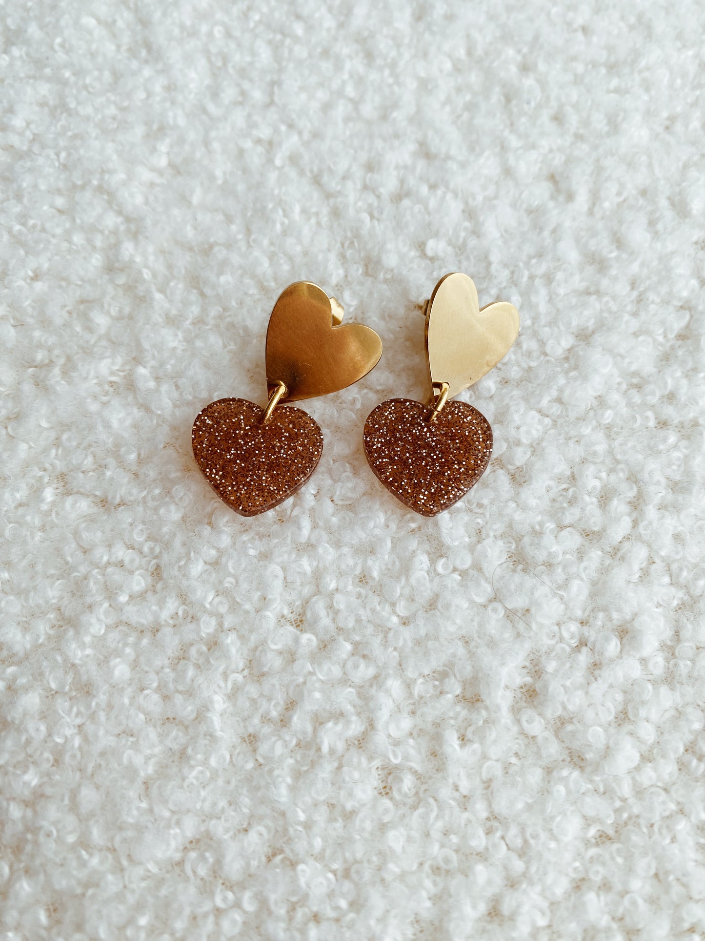 Boucles d'oreilles Coeur tendre