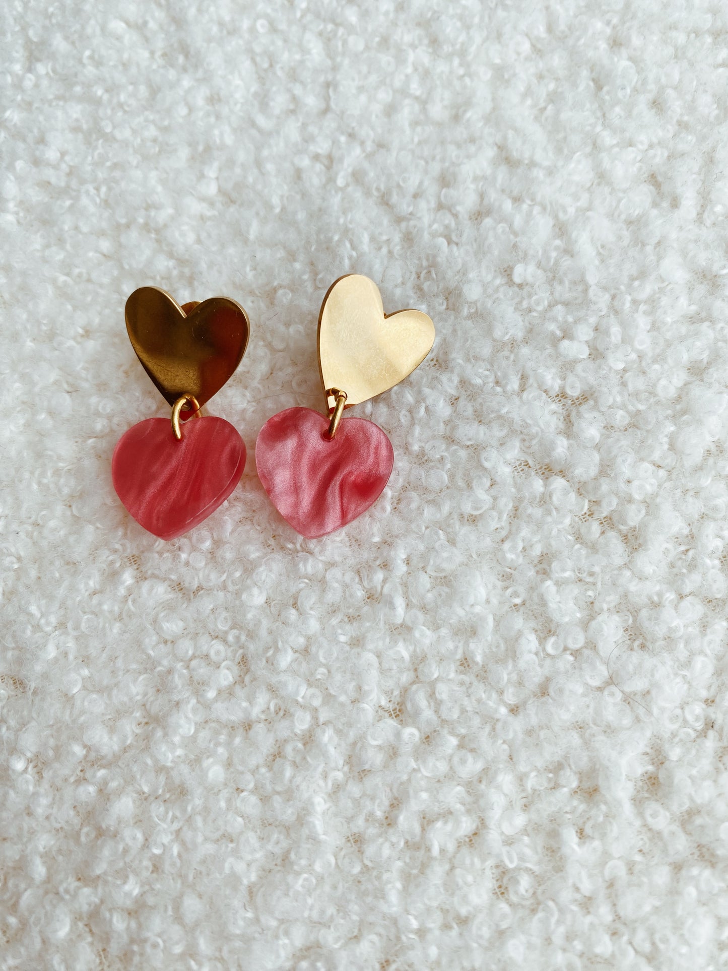 Boucles d'oreilles Coeur tendre