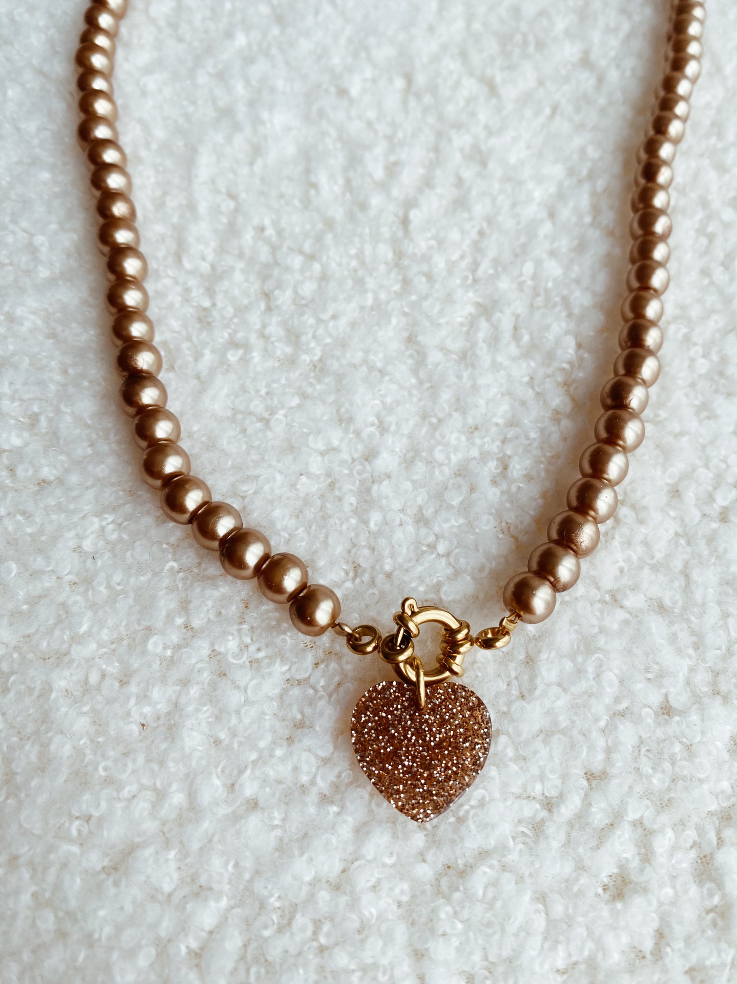 Collier Léa marron