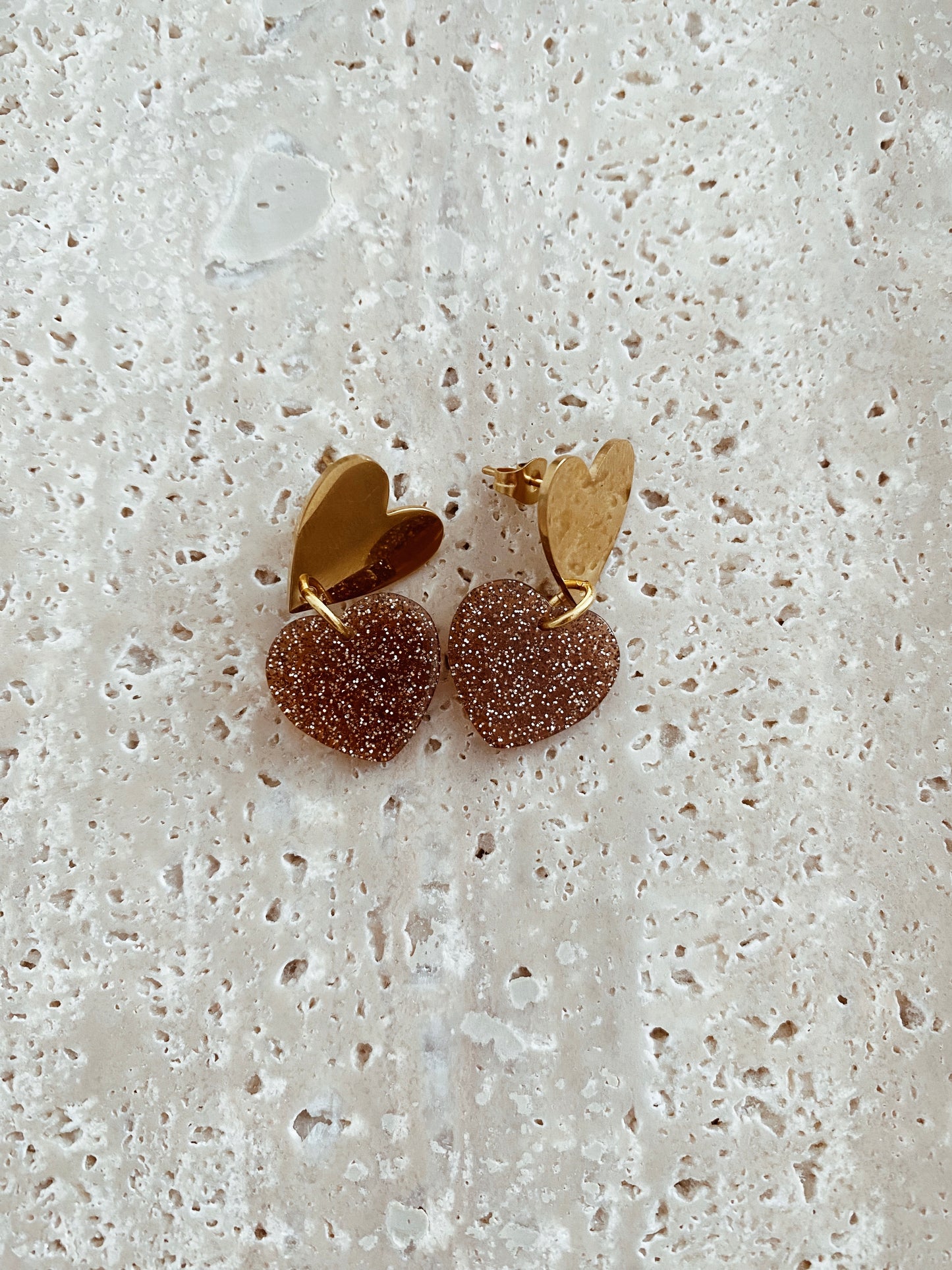 Boucles d'oreilles Coeur tendre