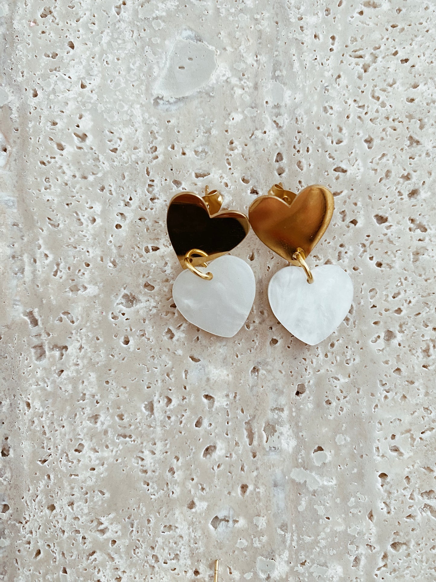 Boucles d'oreilles Coeur tendre