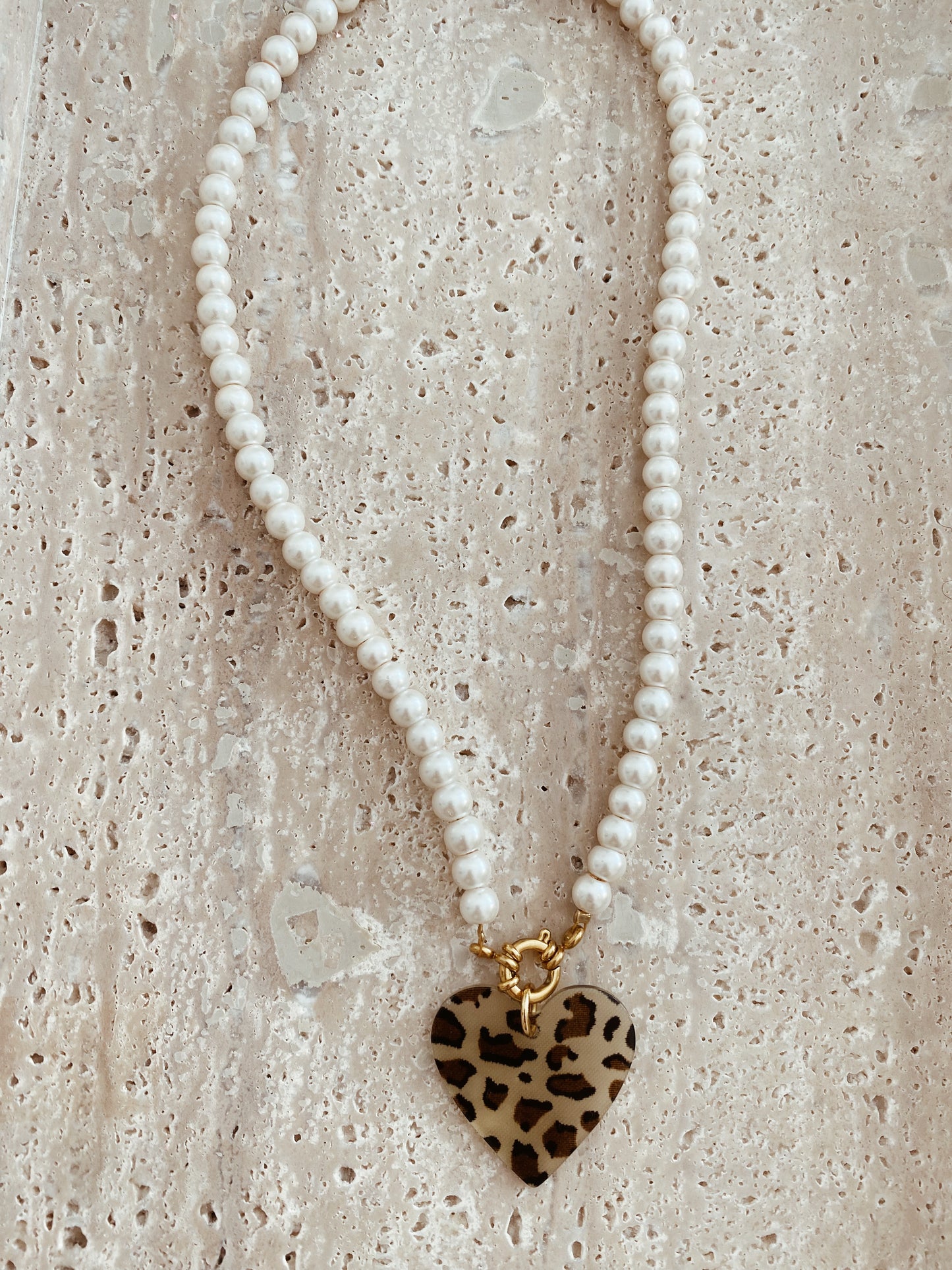 Collier Léa blanc