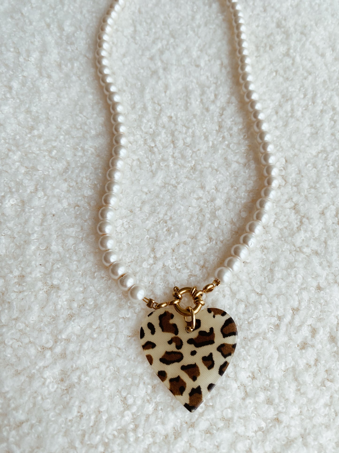 Collier Léa blanc