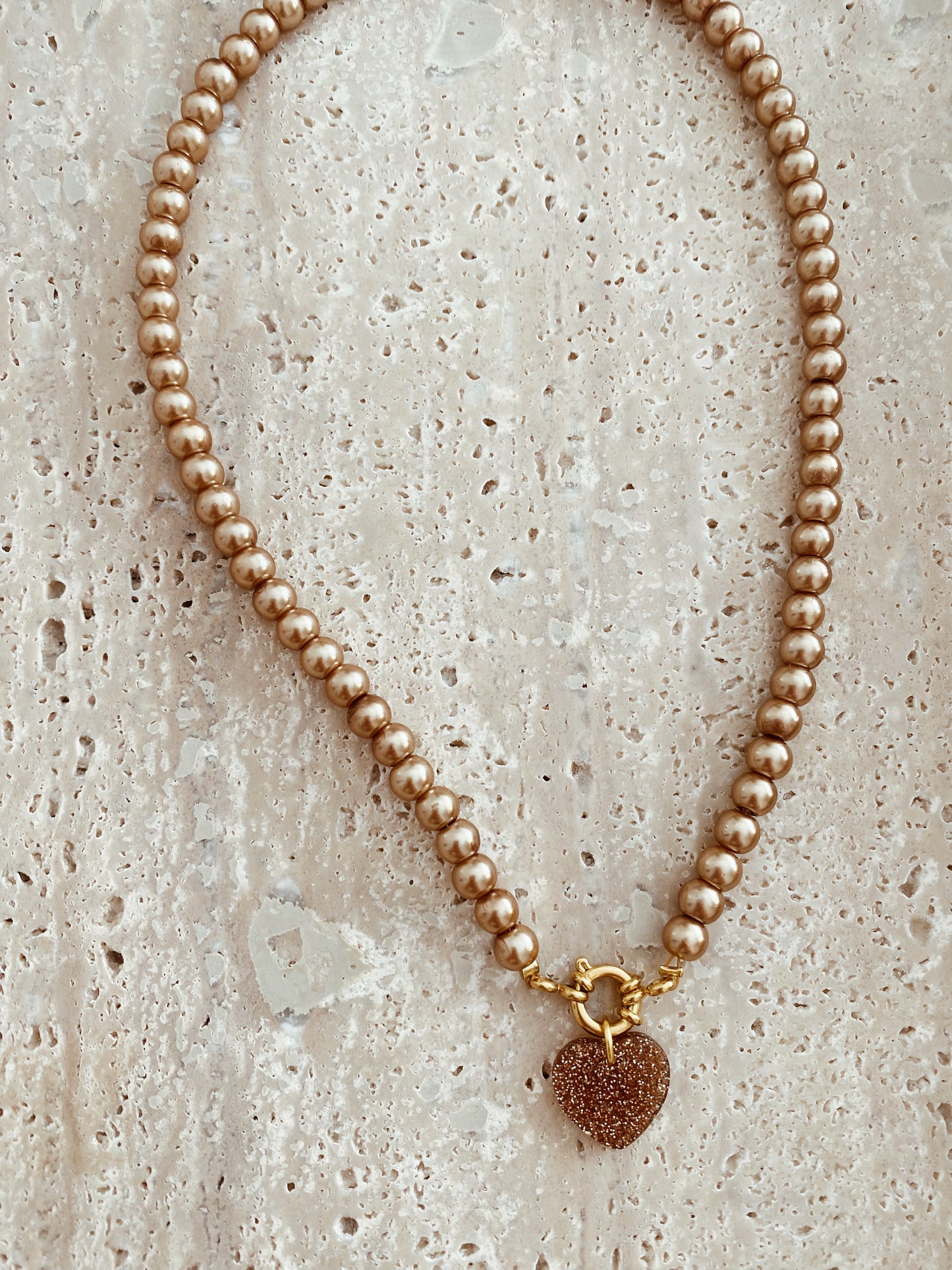Collier Léa marron