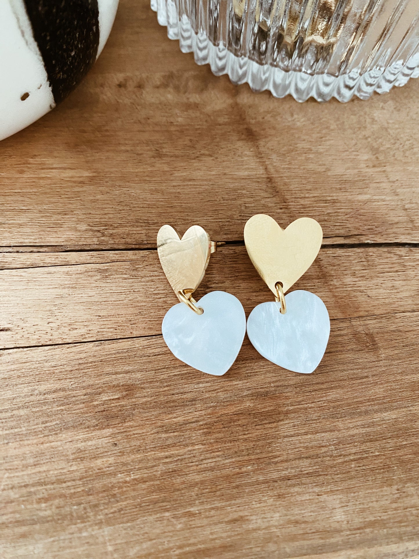 Boucles d'oreilles Coeur tendre
