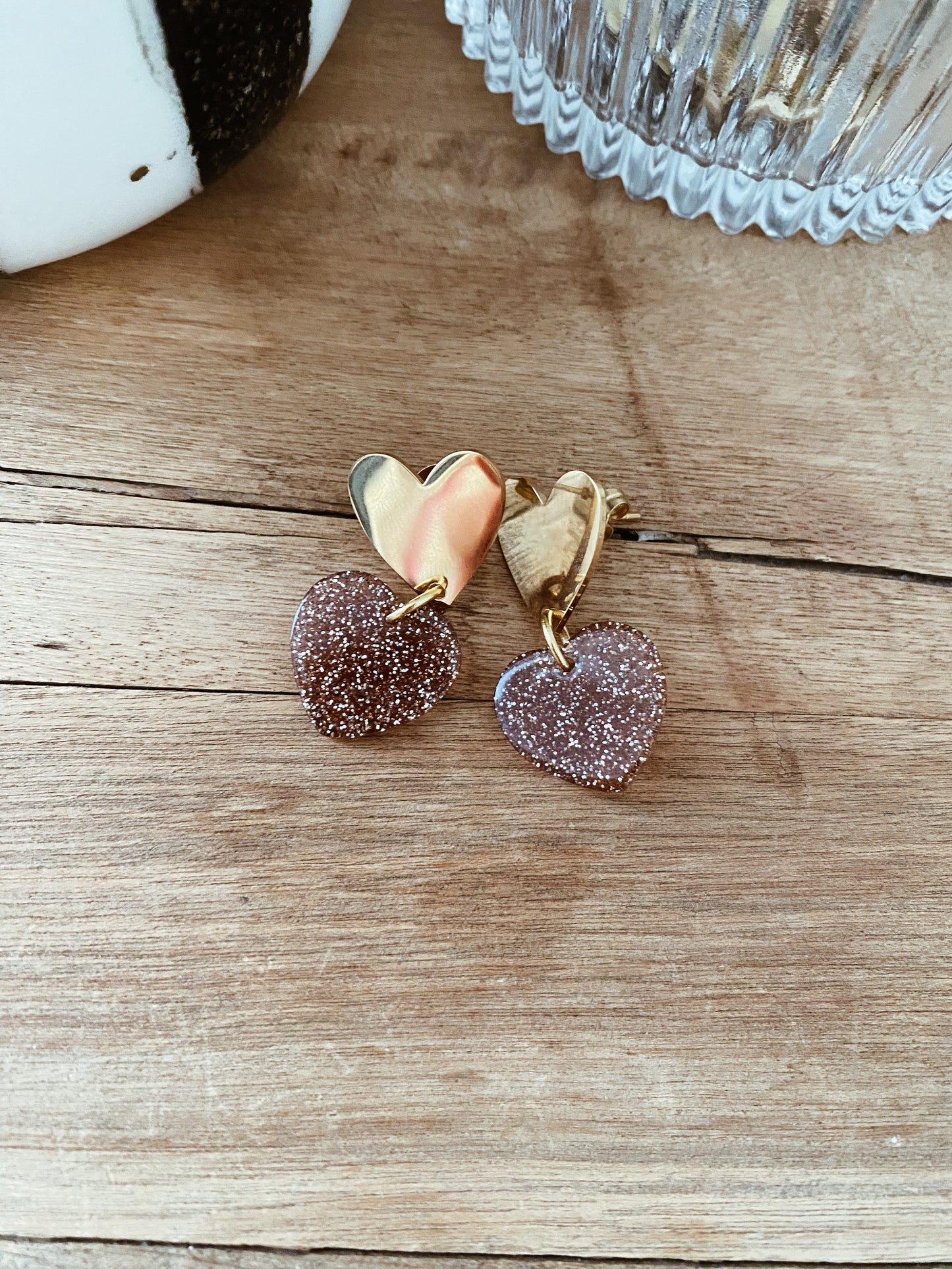 Boucles d'oreilles Coeur tendre