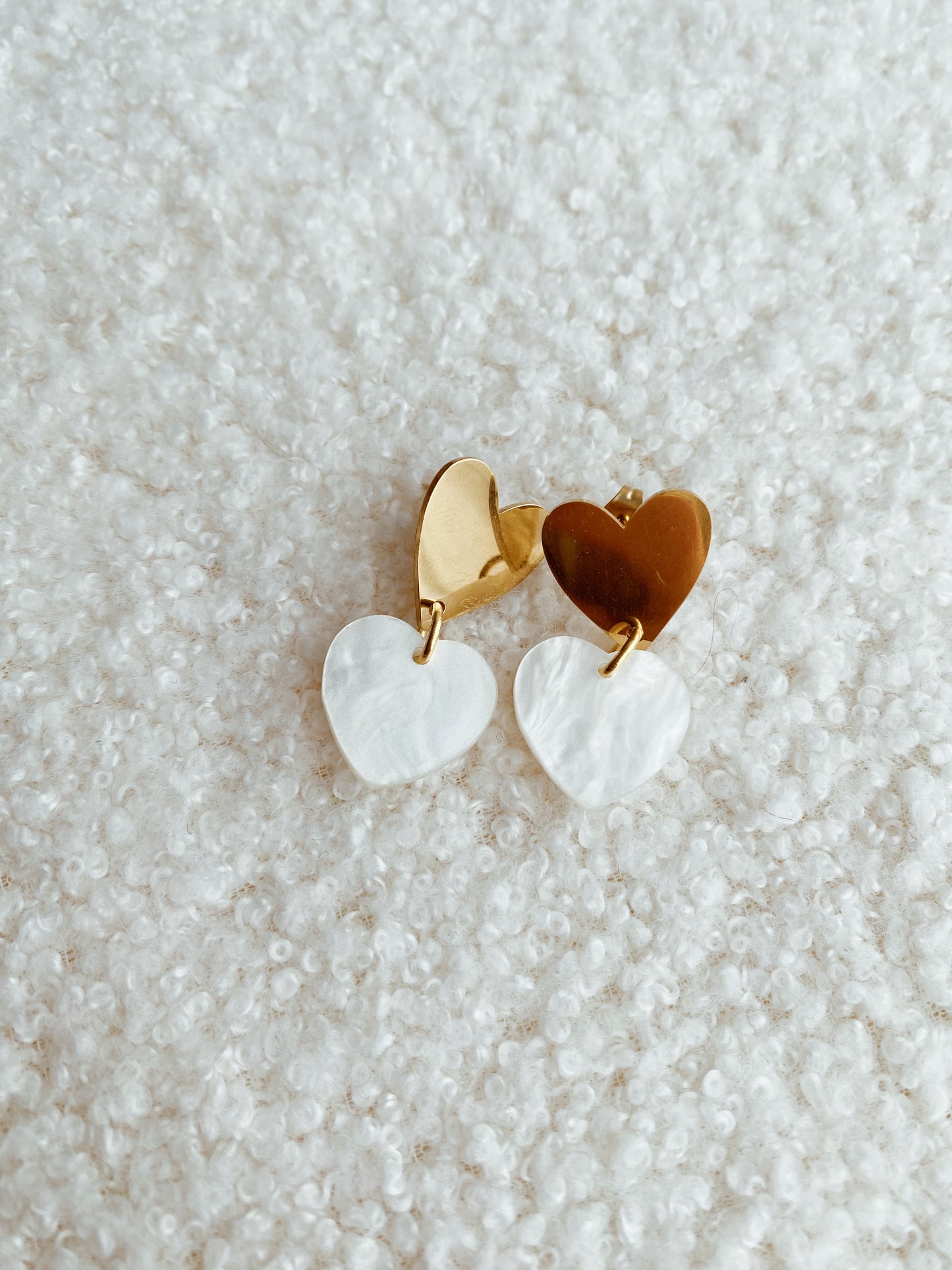 Boucles d'oreilles Coeur tendre
