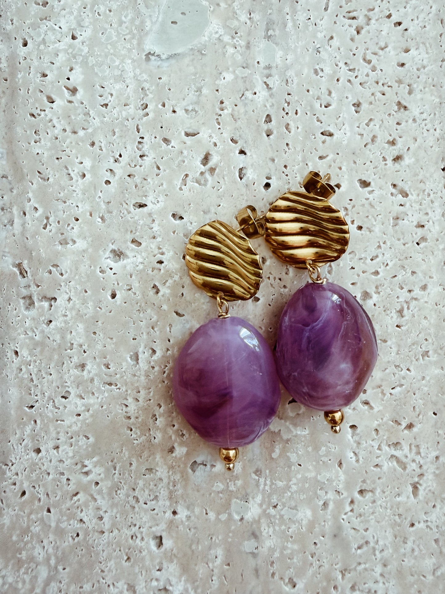 Boucles d'oreilles Léon
