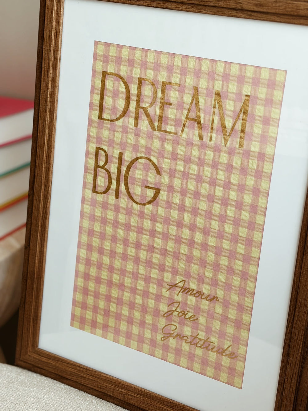 Affiche textile Vichy Dream