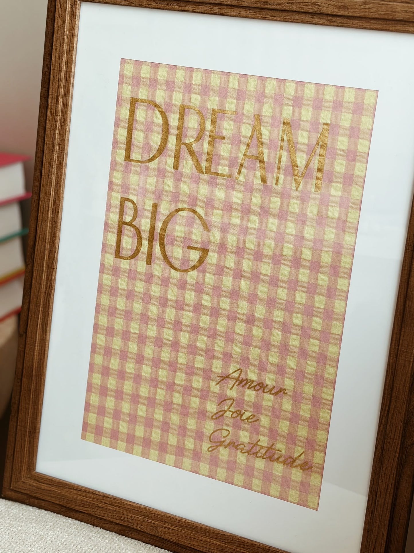 Affiche textile Vichy Dream